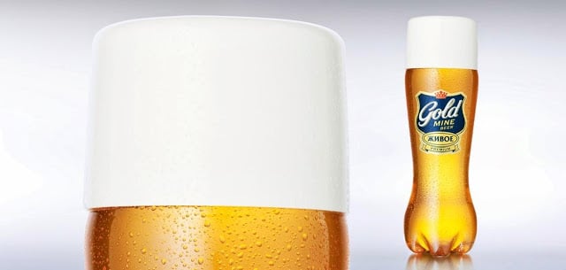 © Gold Mine Beers Zhivoe, Design: Svoe Mnenie, Russia