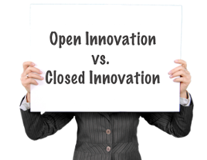 Open Innovation means opening up the innovation process beyond the boundaries of the company.